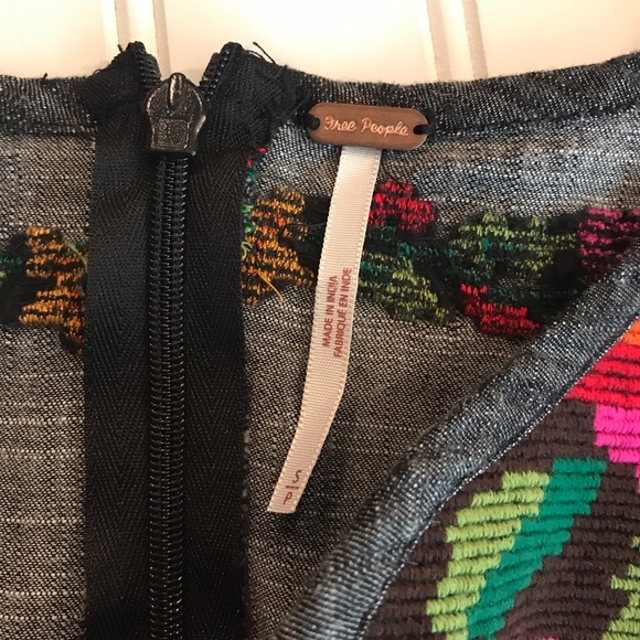 Free People Oaxaca Chambray Embroidered Dress - Picture 8 of 15